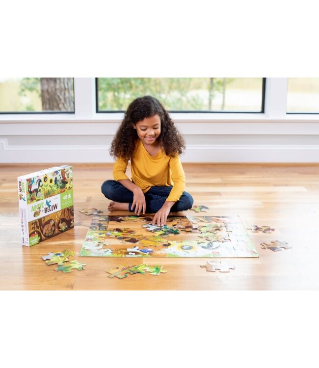 Crocodile Creek | Puzzle | Above & Below | Backyard | 48 stukjes | 4+