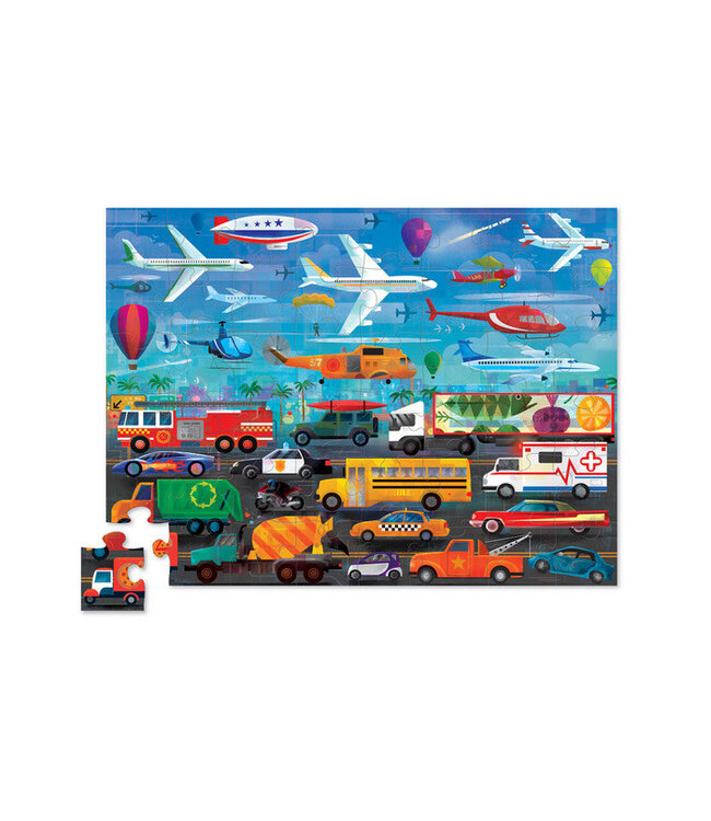 Crocodile Creek | Puzzle | Above & Below | Things that Go | 48 stukjes | 4+