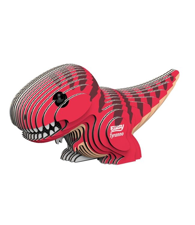 Eugy | 3D Cardboard Model Kit | Prehistoric Life | Tyranno | 6+