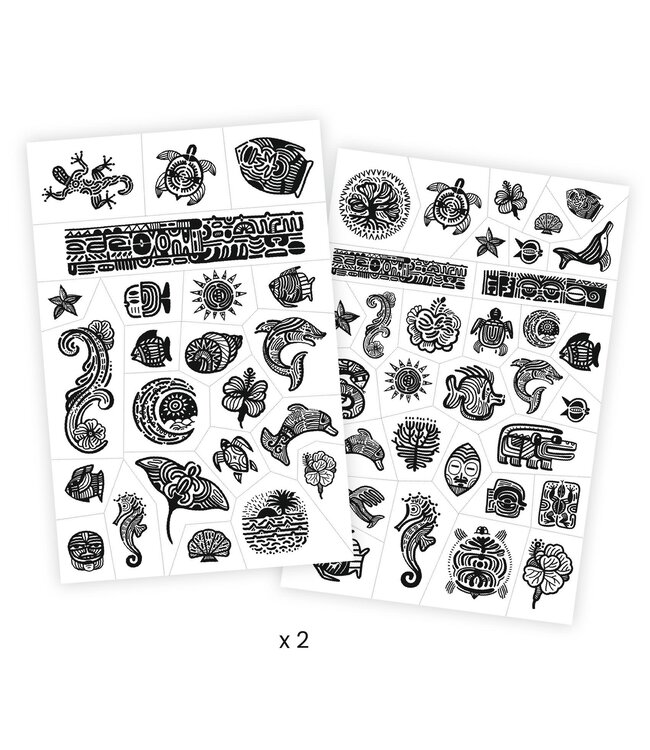Djeco | Body Art | Tattoos | Polynesia | 3+