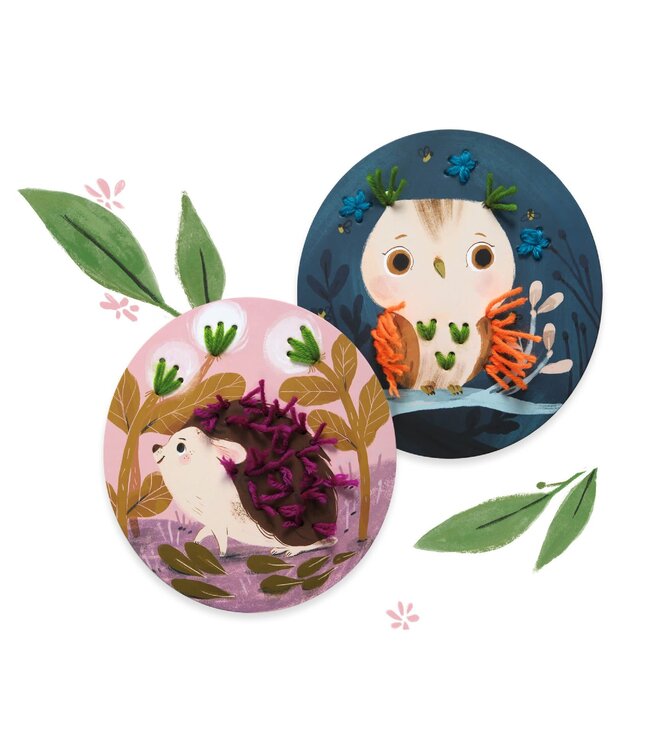 Djeco | Stap voor stap rijgen met wol | 3-6 jaar