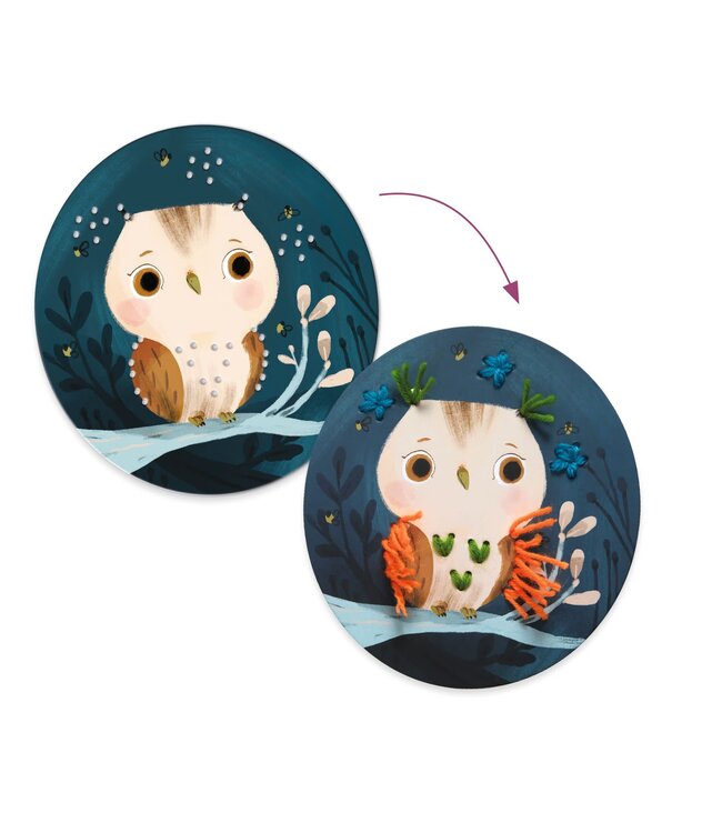 Djeco | Stap voor stap rijgen met wol | 3-6 jaar