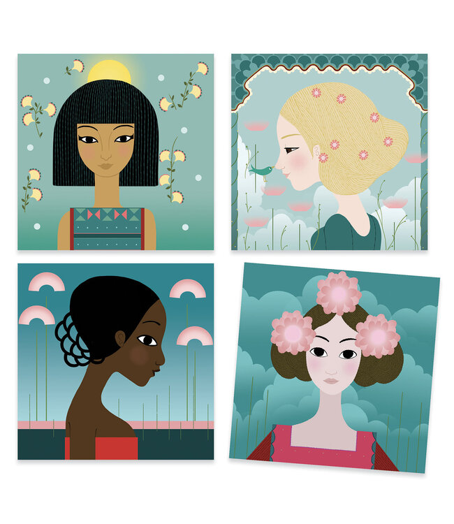 Djeco | Clear Stamps | Patronen en Ornamenten |  7-12 jaar