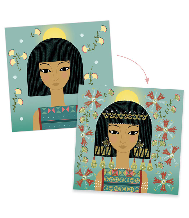 Djeco | Clear Stamps | Patronen en Ornamenten |  7-12 jaar