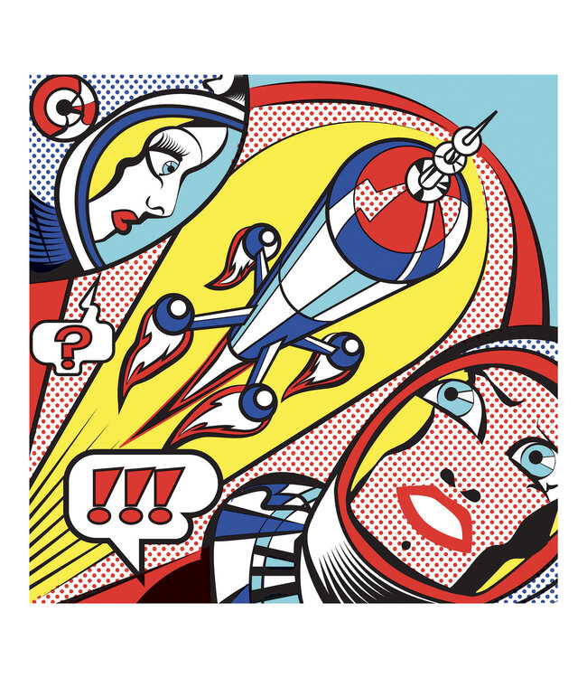 Djeco | Create with Stickers | Inspired by | Roy Lichtenstein | 7 - 99 jaar