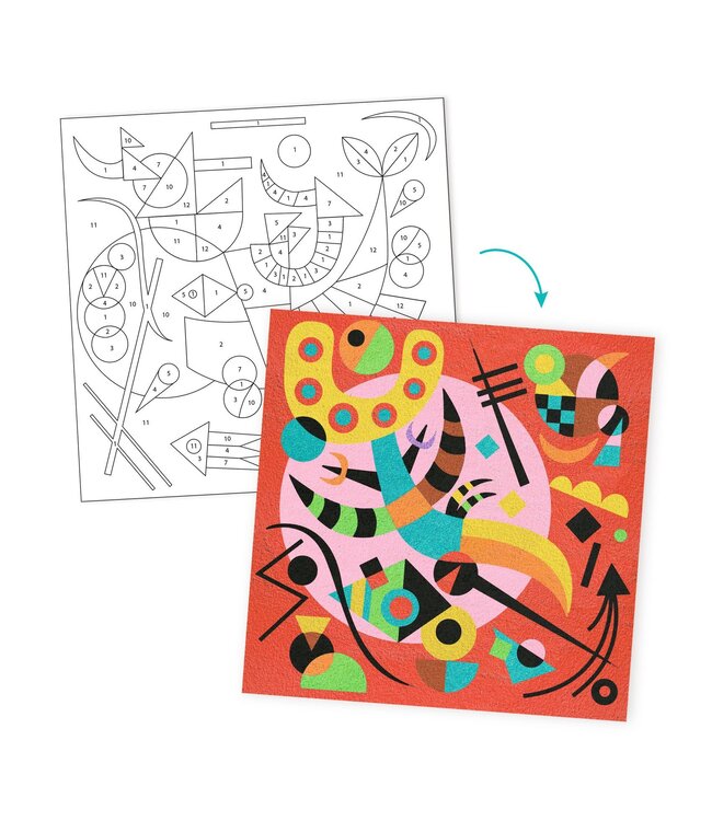 Djeco | Colored Sands | Inspired by | Vassily Kandinsky | Abstracties | 7 - 99 jaar