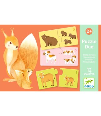Djeco Djeco | Puzzel Duo | Baby Dieren | 24 delig | 2+