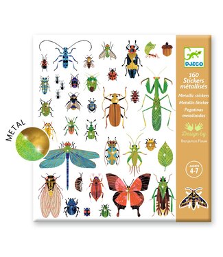 Djeco Djeco | Metallic Stickers | Microkosmos | 160 delig | 4+