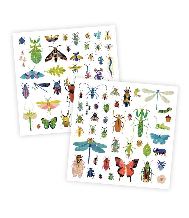 Djeco | Metallic Stickers | Microkosmos | 160 delig | 4+