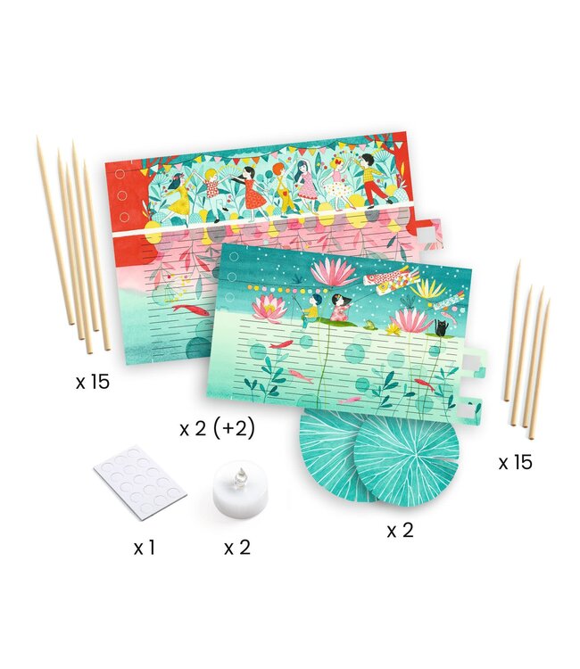 Djeco | Do it Yourself | Paper Lanterns | Fireflies Dance | 7+