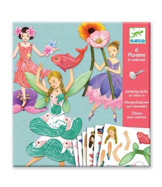 Djeco Djeco | Jumping Jacks | Fairies | 6 delig | 6-9 jaar