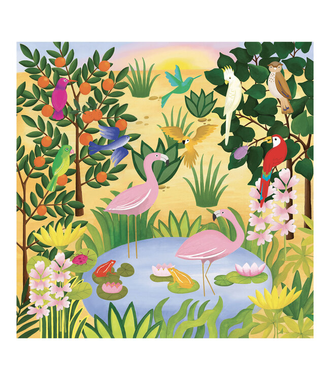 Djeco | Create with Stickers | Inspired by | Douanier Rousseau | 5 - 99 jaar