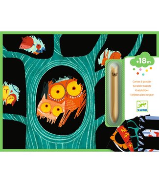 Djeco Djeco | Scratch Boards  | Dieren | +18 maanden