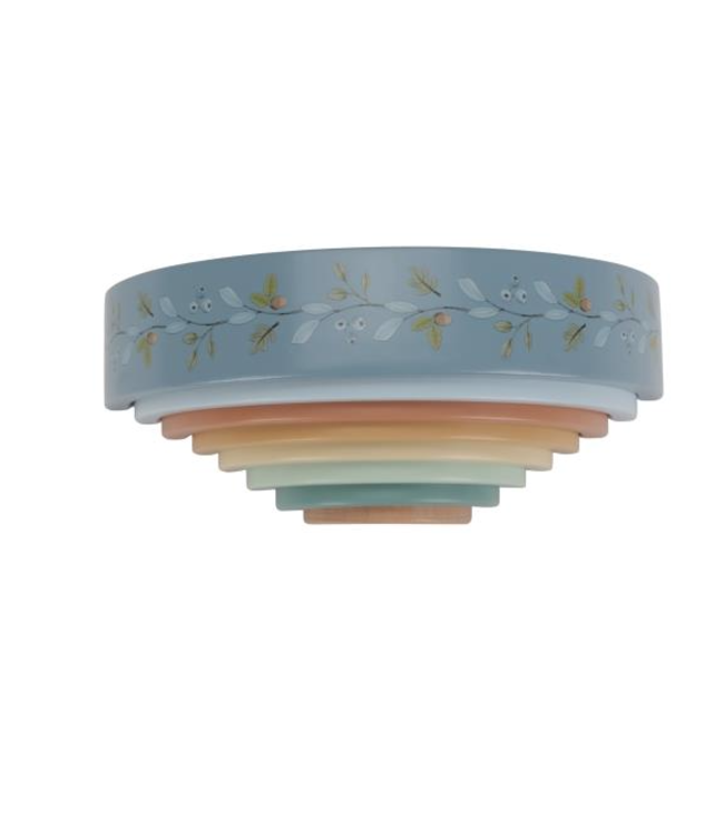 Little Dutch | Houten Regenboog | 5 x 23,5 x 11,5 cm | 8 delig | Forest Friends | +18 mnd