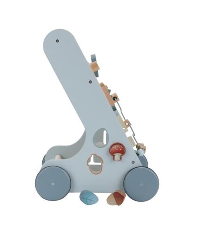 Little Dutch | Houten Activiteiten Loopwagen | Babywalker  | Forest Friends | 1+
