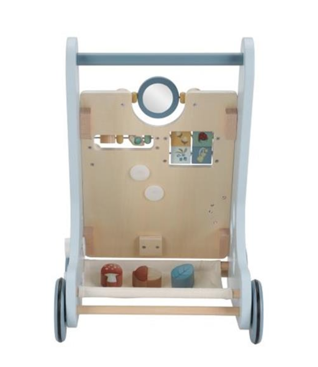 Little Dutch | Houten Activiteiten Loopwagen | Babywalker  | Forest Friends | 1+
