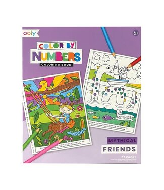 Ooly Ooly | Color By Numbers | Mythical Friends | 6+