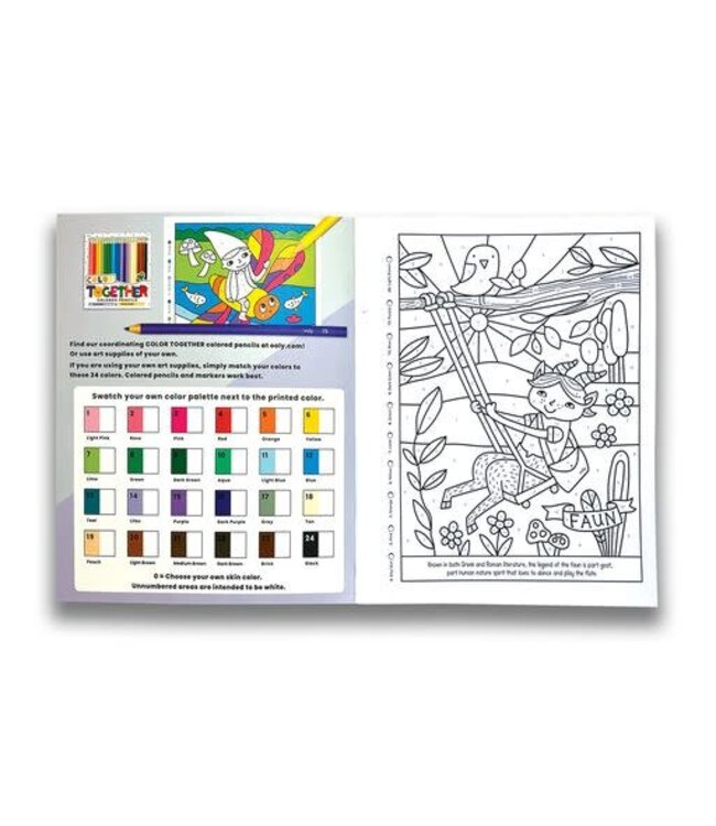 Ooly | Color By Numbers | Mythical Friends | 6+