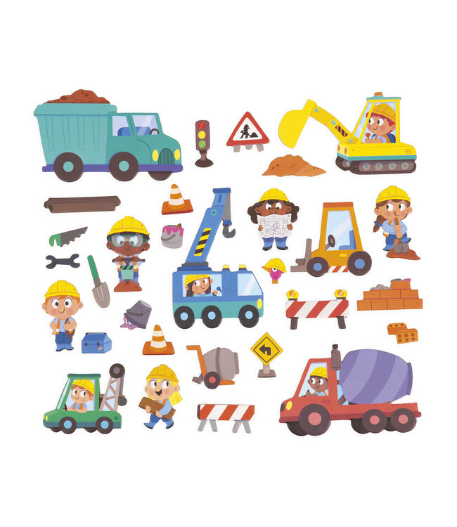 Janod | Magneti Stories | Bouwterrein | 3 - 8 jaar