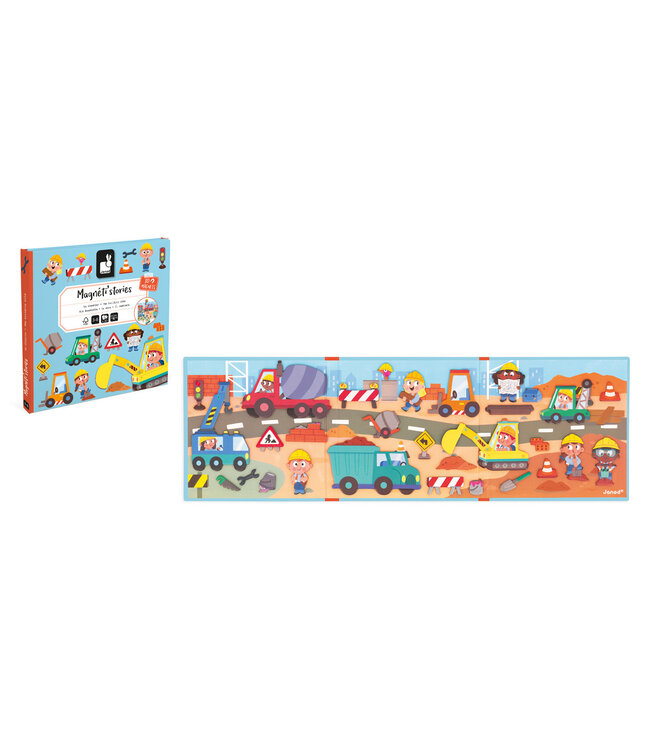 Janod | Magneti Stories | Bouwterrein | 3 - 8 jaar