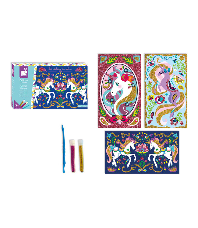 Janod Atelier - Glitter Eenhoorns 7+