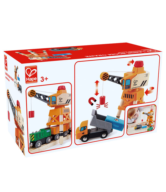 Hape | Large Boom Crane | 3+