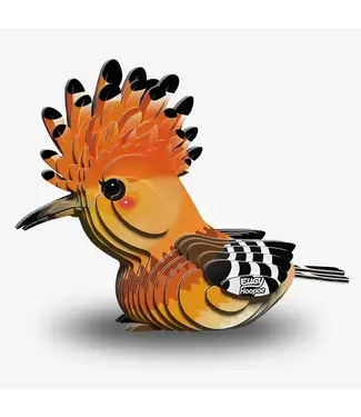 Eugy Eugy | 3D Cardboard Model Kit | Vogel | Hoopoe (Upupa epops) | 6+