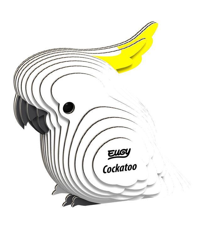 Eugy | 3D Cardboard Model Kit | Bird Life | Kaketoe | 6+