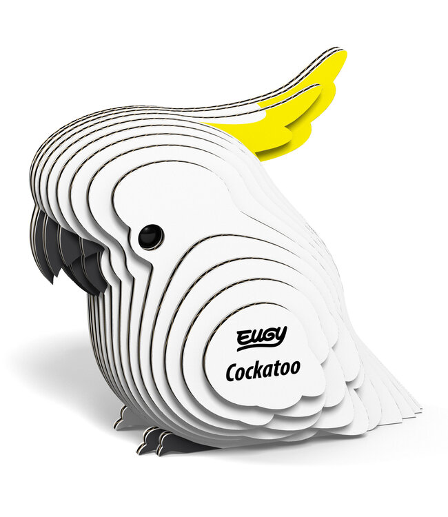 Eugy | 3D Cardboard Model Kit | Bird Life | Kaketoe | 6+
