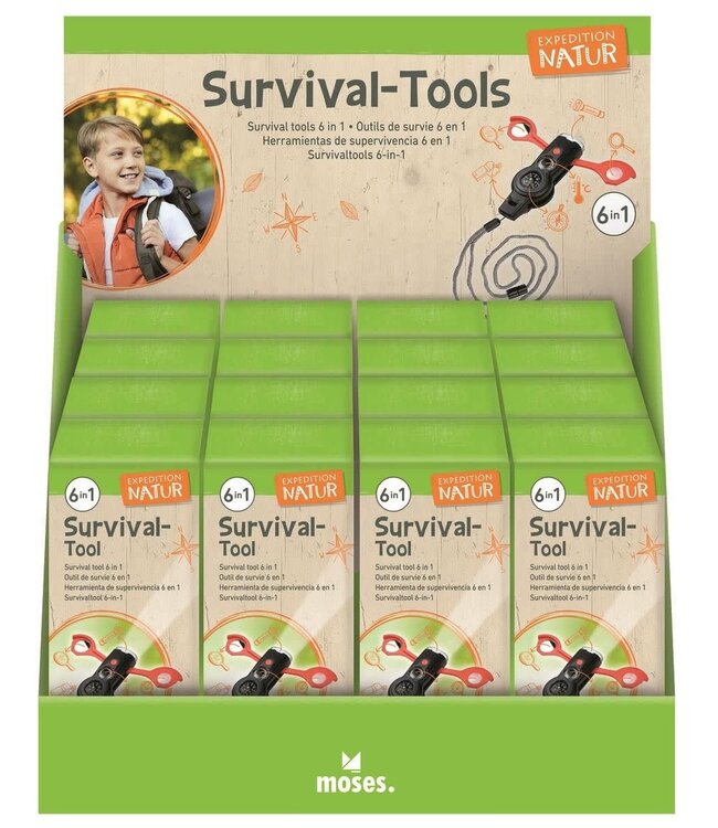 Moses | Expeditie Natuur | Survival Tool | 6 in 1 | 5+