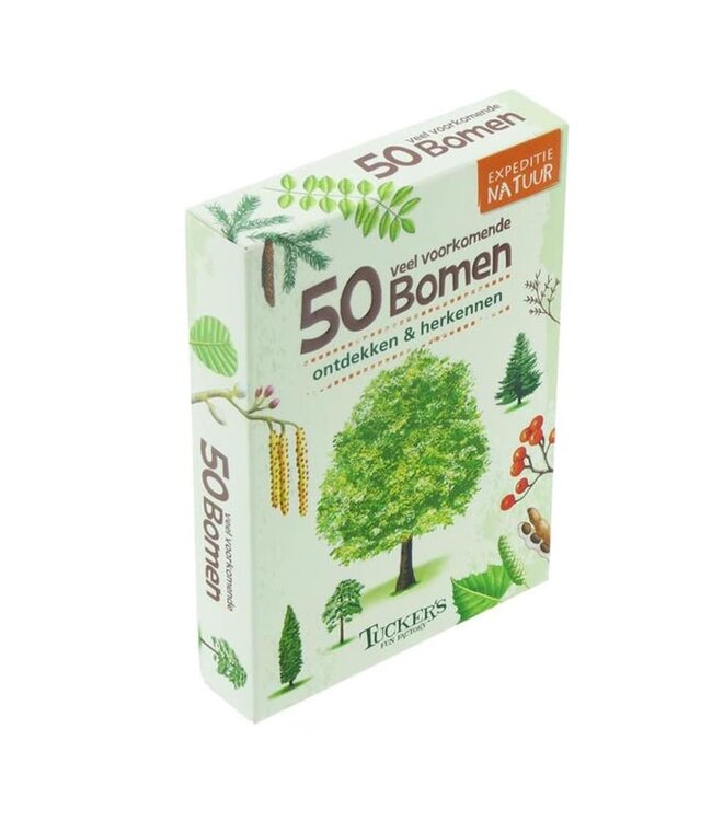 Tucker's Fun Factory | Expeditie Natuur | Ontdekken en Herkennen | 50 Veel voorkomende Bomen | 6+