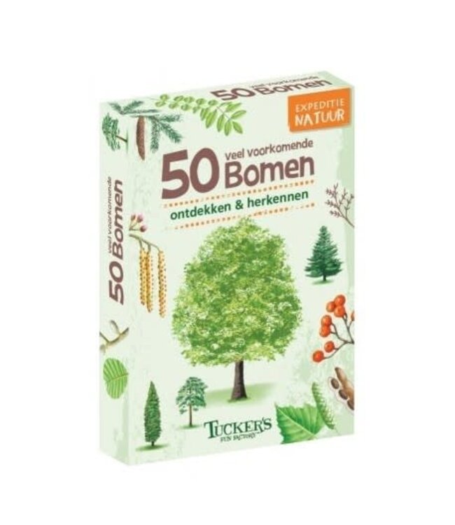 Tucker's Fun Factory | Expeditie Natuur | Ontdekken en Herkennen | 50 Veel voorkomende Bomen | 6+