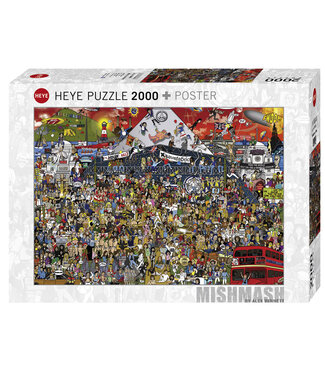 Heye Heye | Puzzle | Britisch Music History | 96,6 x 68,8 | 2000 stukjes