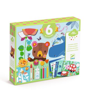 Djeco Djeco | 6 creatieve activiteiten | the Mouse and his Friends | +18 maanden
