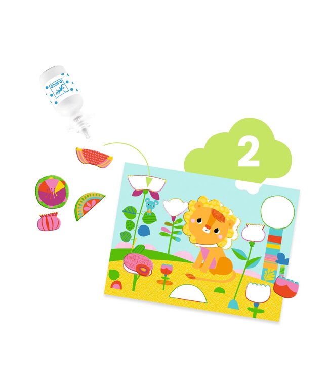 Djeco | 6 creatieve activiteiten | the Mouse and his Friends | +18 maanden