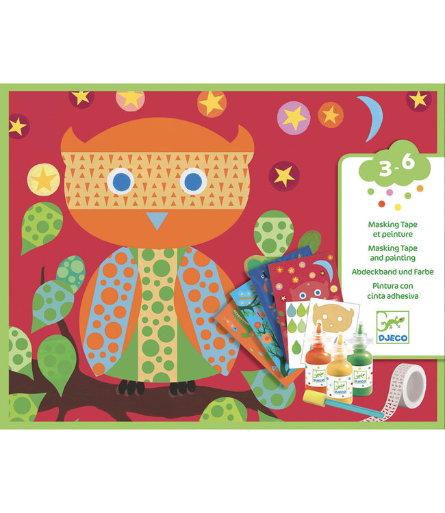 Djeco | Masking tape and painting | Oh, it's Magic! | 3 - 6 jaar