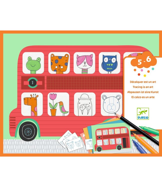 Djeco | Draw Together | Tracing is an Art | 5-6 jaar