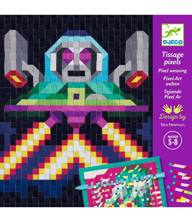 Djeco | Pixel Weaving | Invaders | 5 - 8 jaar
