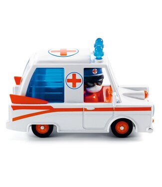 Djeco Djeco | Crazy Motors | Metalen Auto | Hurry Ambulance | 7,8 cm | 3+