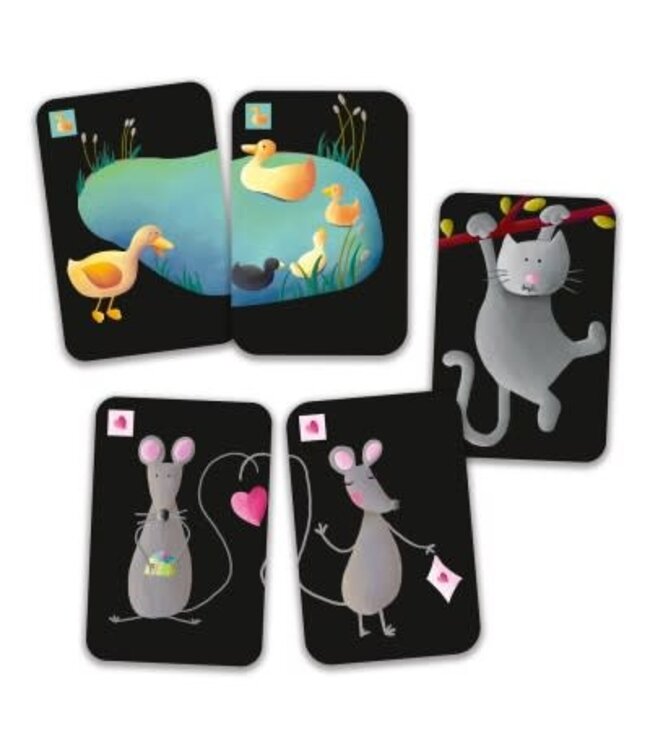 Djeco | Kaartspel | Mistigri | 33 delig | 4-7 jaar