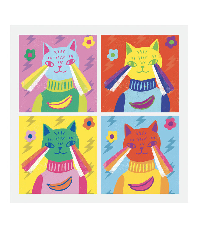 Djeco | Create with Stickers | Inspired by | Andy Warhol | 5 - 99 jaar