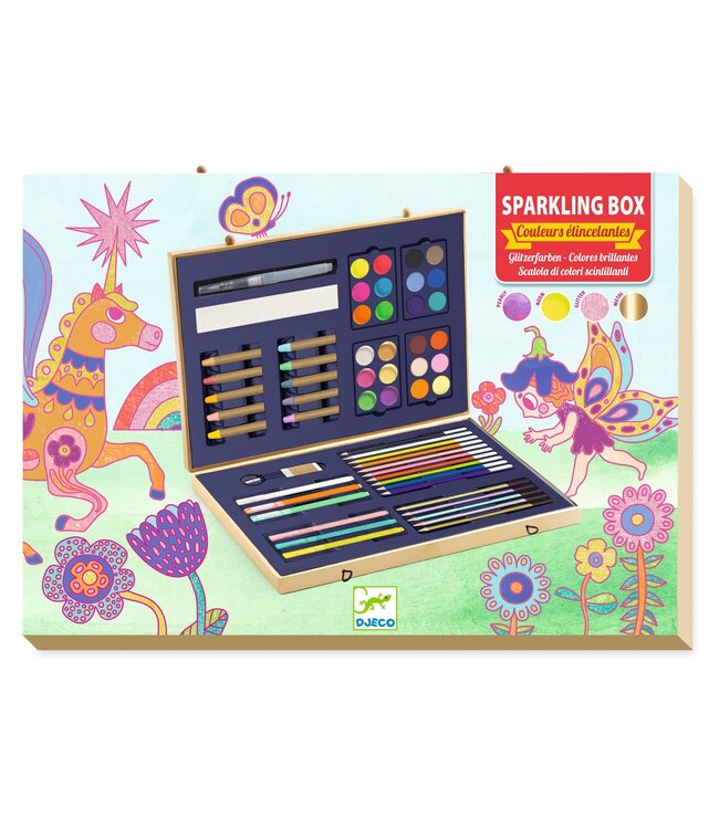 Djeco | Sparkling box of Colours | 60 delig | 6+