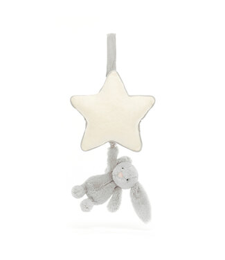 Jellycat Jellycat | Musical Pull | Bashful Bunny | Silver | 30 cm | 0+