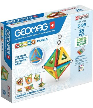 Geomag Geomag | Super Color | Recycled | 35 delig | inclusief 11 panelen | 5 - 99 jaar