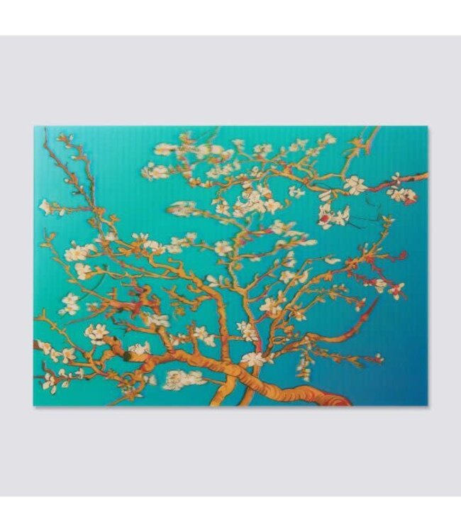 Orange Panda | Lenticulaire Kaart Bewegend | Vincent van Gogh | After Almond Blossom