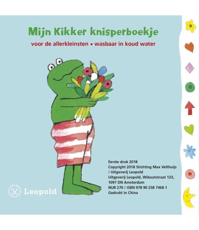 Knisperboekje | Kikker is mijn Vriendje | 15 cm | 0+