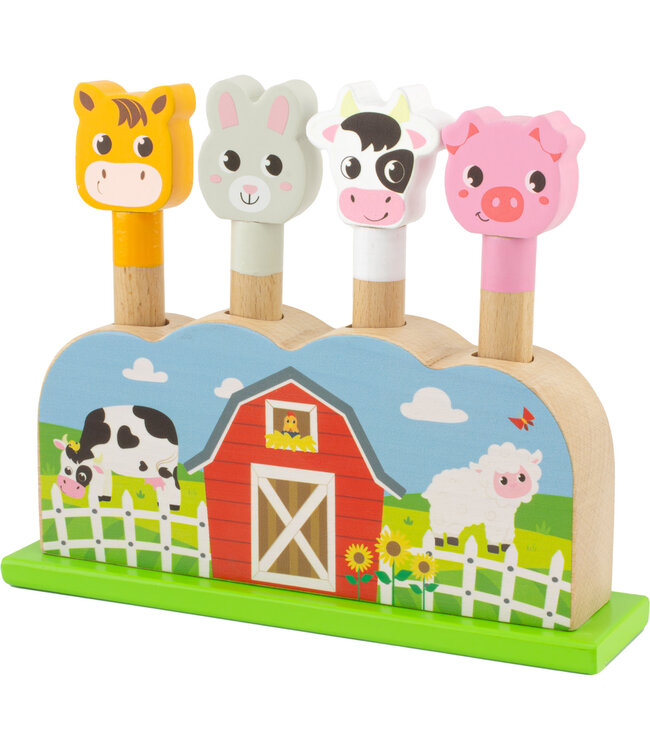 Ulysse | Pop-up Toy | Boerderij Dieren | 19 x 4 x 15,5 cm | 1+