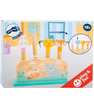 Small Foot | Pop-up Toy | Bosdieren | 18,5 x 4,07 x 16 cm | 1+