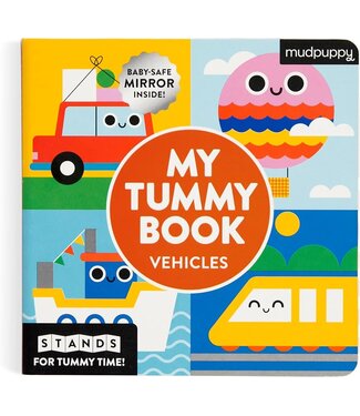 Mudpuppy Mudpuppy | My Tummy Book | Vehicles | 15 x 15 cm | 0+