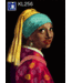 Lenticulaire Kaart Bewegend | Vermeer | Nog een Meisje met de Parel | Knipoog